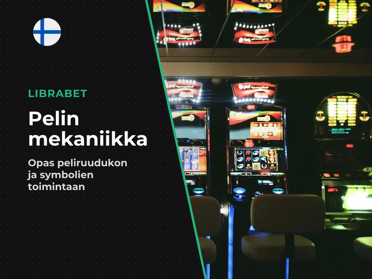 Miten peliruudukko ja symbolien putoaminen toimivat