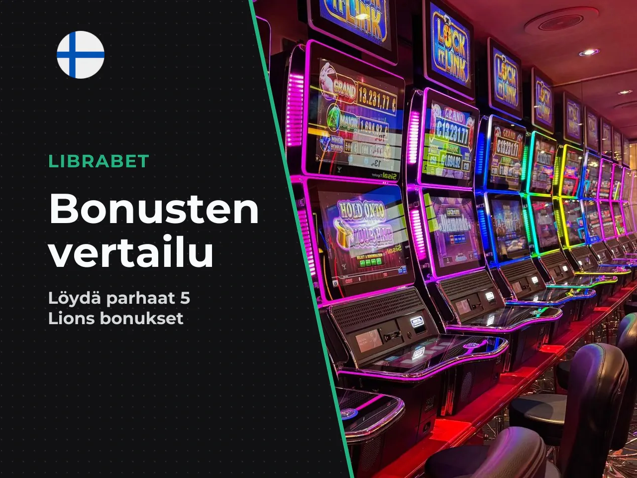 Miten vertailla 5 Lions Megaways -casino-tarjouksia