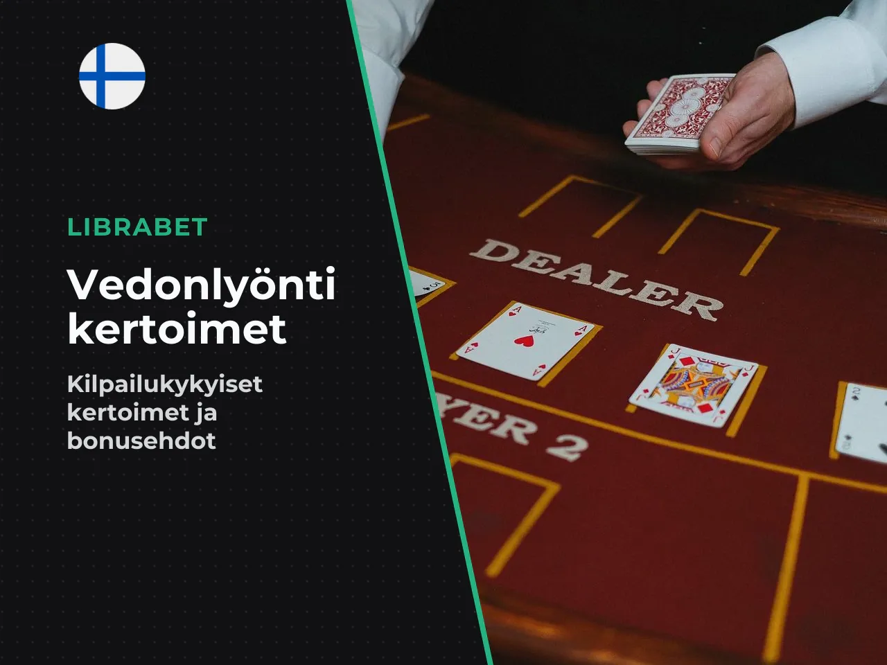 Librabetin tarjoama kertoimien taso on kansainvälisesti