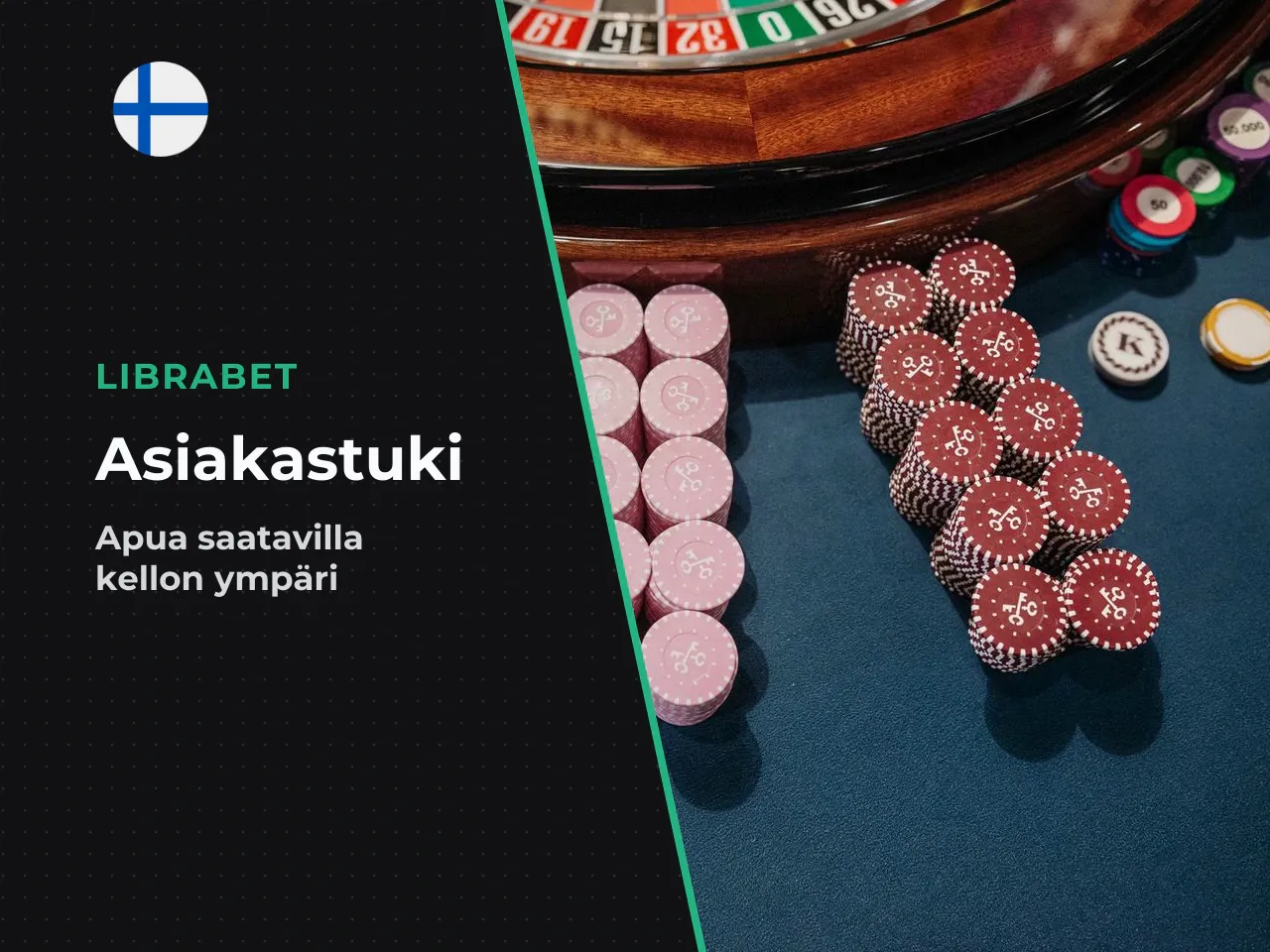 Asiakastuki live chatin kautta. Jos bonus
