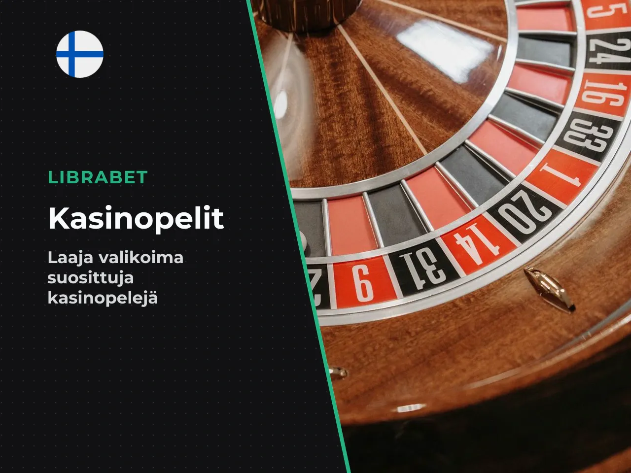 Muut kasinopelit librabet ruletti, blackjack ja