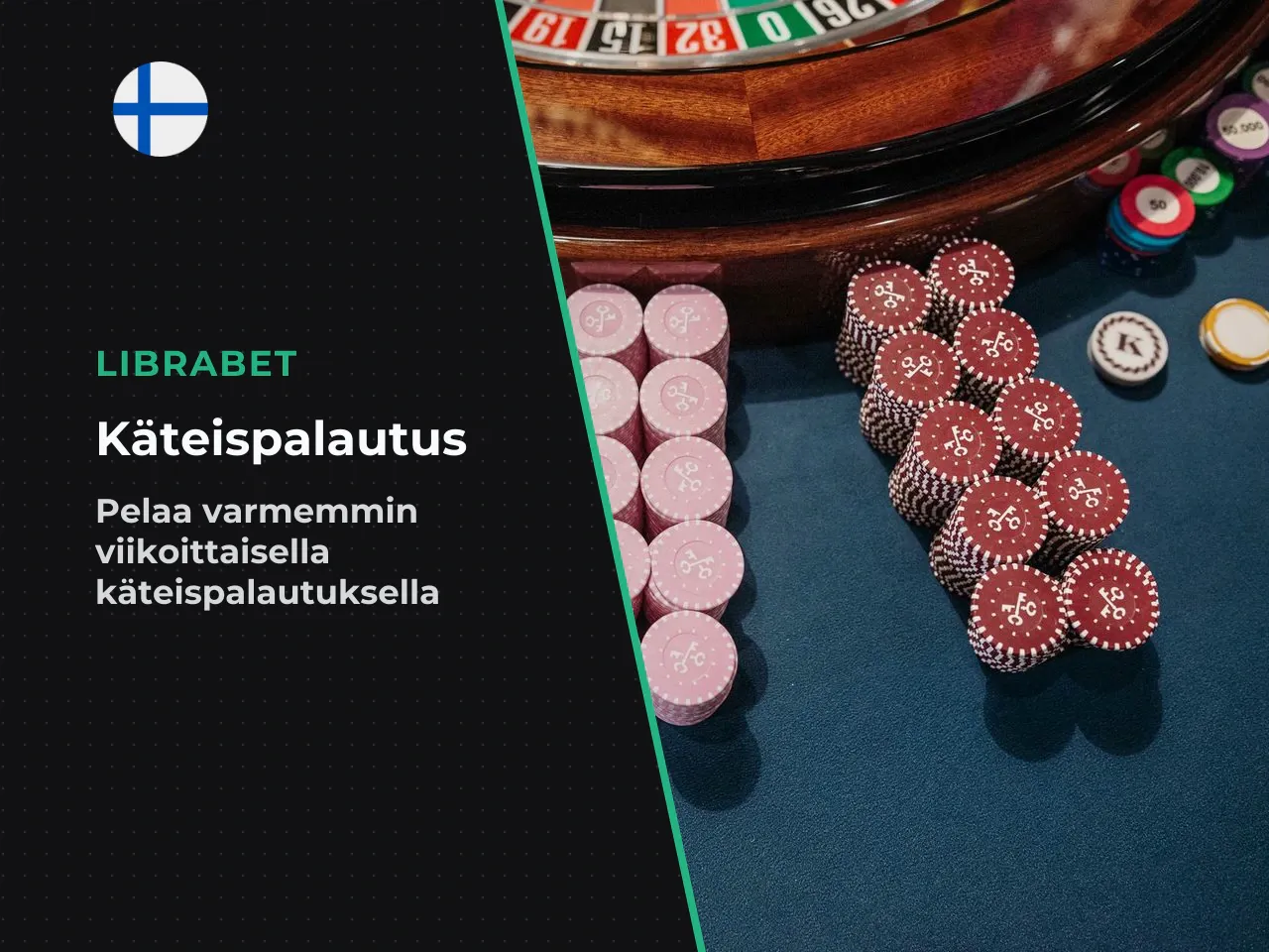 - Live Casino Cashback kaikille avoin