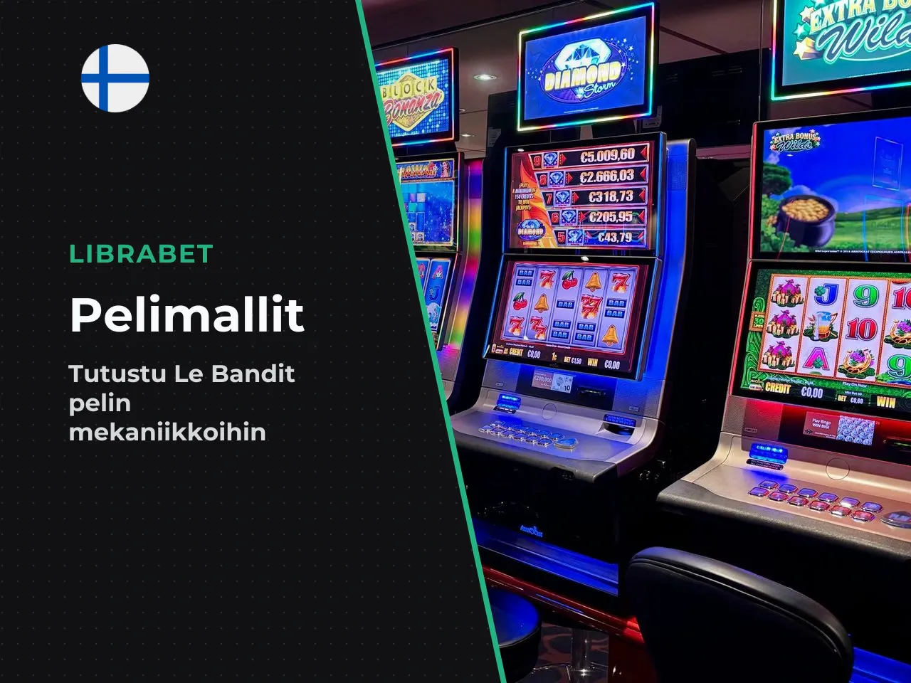 Kuvateksti Le Bandit -pelin voittoketjun eteneminen