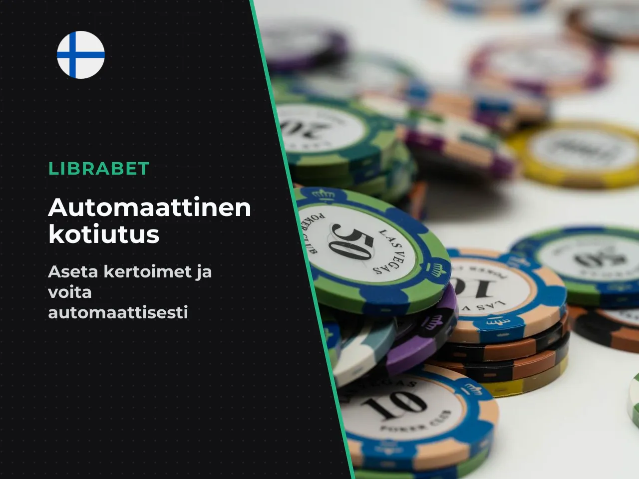 Auto-cashout ja automaattipelaaminen. Auto-cashout mahdollistaa ennalta