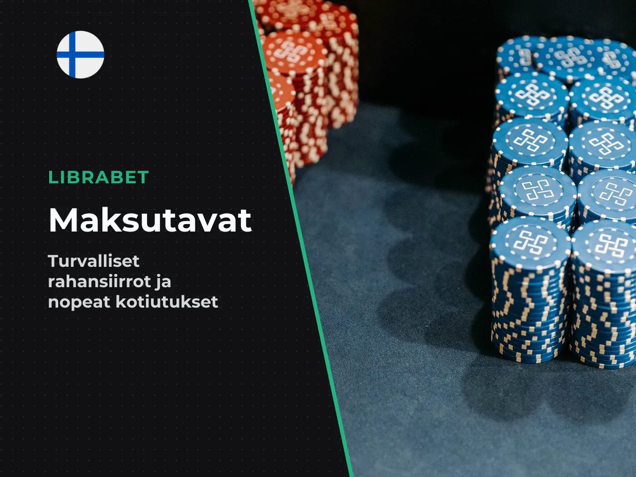 Librabet maksutavat, talletus ja kotiutukset. Librabet