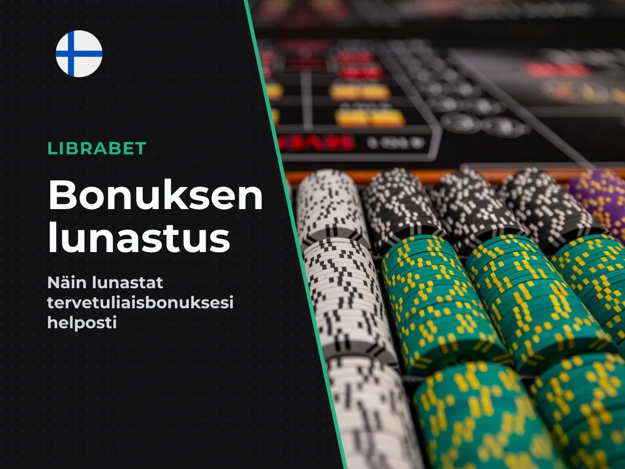 Kuinka Librabet bonus lunastetaan. Uuden pelaajan