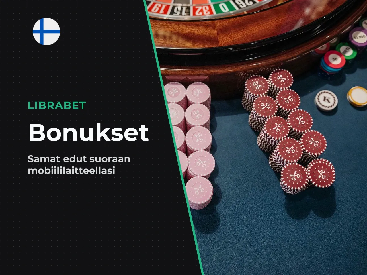 Bonukset ja tarjoukset Librabet-sovelluksen käyttäjille. Mobiilipelaaja