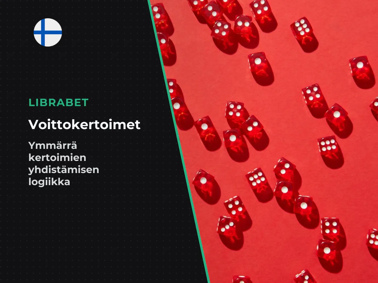 Esimerkkilaskelma kertoimien yhdistämisestä. Kertoimet ovat pinottavia