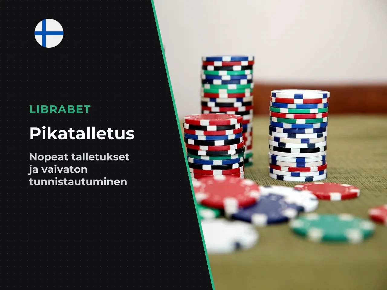 BankID, pikatalletus ja rekisteröitymisen vaihtoehdot. Sivusto