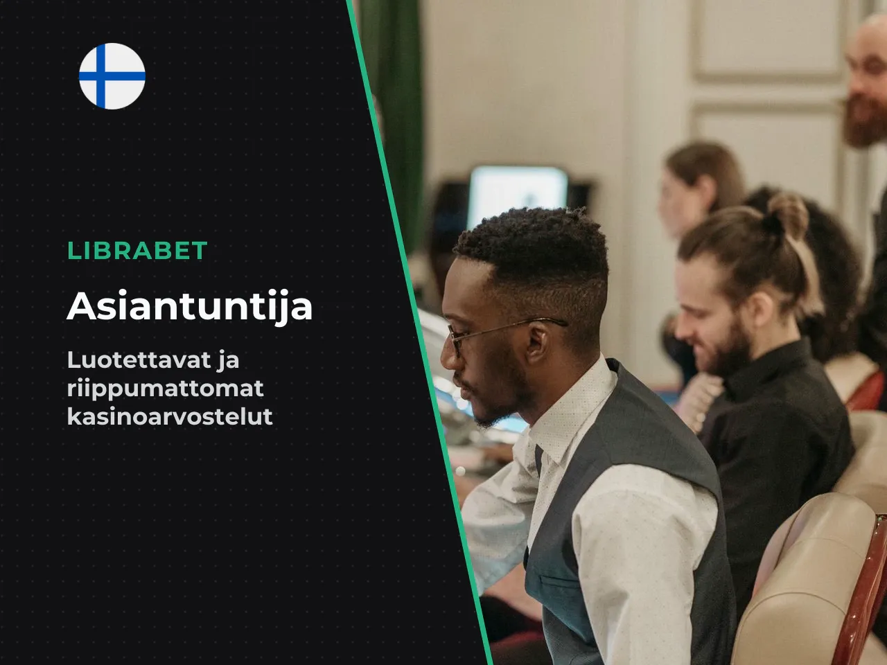 Kirjoittajasta. Elina Rautio on kasinopelien testaaja